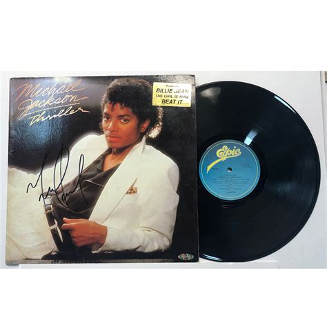 Music Michael Jackson Thriller Signed And Framed Album 28564