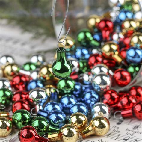 We've got christmas decoration ideas aplenty. Miniature Glass Ball Ornaments - Christmas Ornaments ...