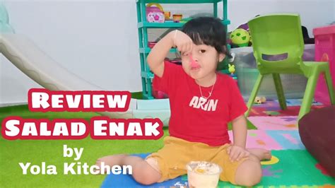 Review Salad Enak By Yola Kitchen Unboxing Doraemon Youtube