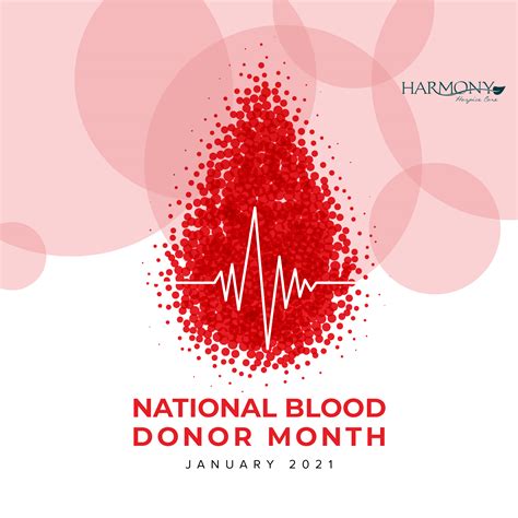 National Blood Donor Month Harmony Hospice Ohio