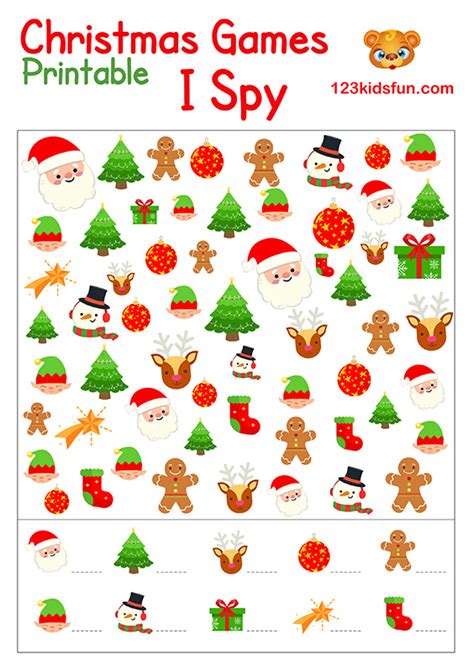 Free Christmas Printable 123 Kids Fun Apps