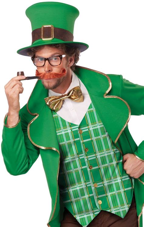 Lucky Leprechaun Mens Costume St Patricks Day Mens Outfit