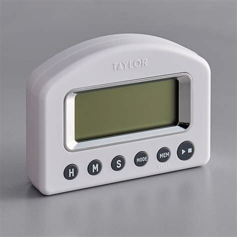 Taylor 5847 21 Digital 24 Hour Kitchen Timer With Clock