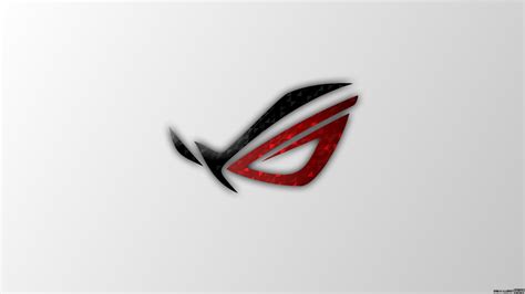 Asus Rog Logo Republic Of Gamers Trixel White Background 1080p