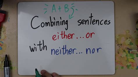 He hadn't done any homework, neither had he brought any of his books to class. Either...or / Neither...nor sentence making - YouTube