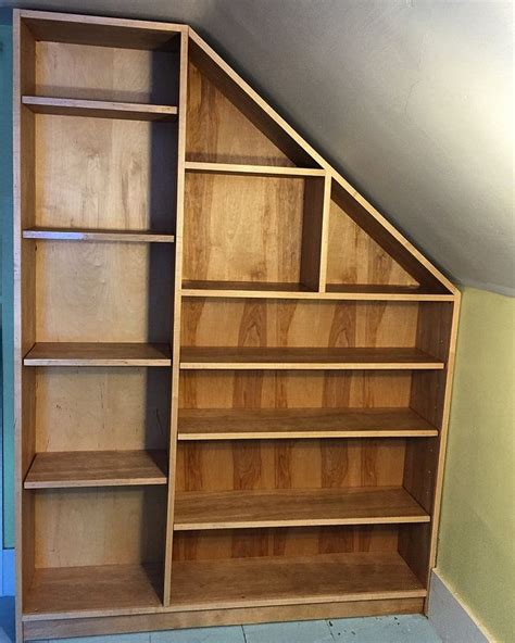 Built In Bookcase For Attic Room Built In Bookcase Attic Rooms Bookcase