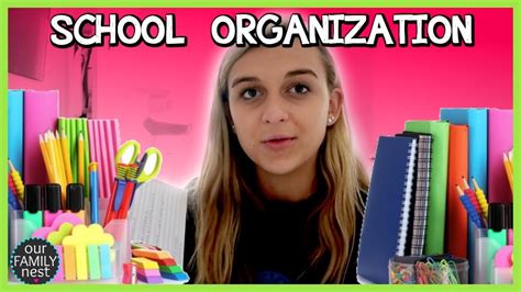 How I Stay Organized For School Youtube