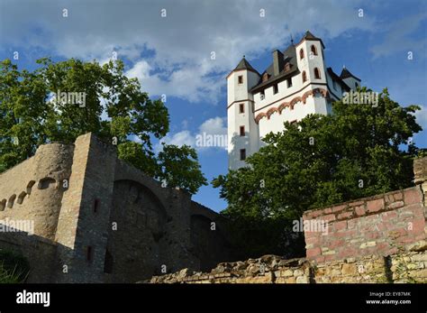 Castle Of Eltville Rheingau Germany Stock Photo Alamy
