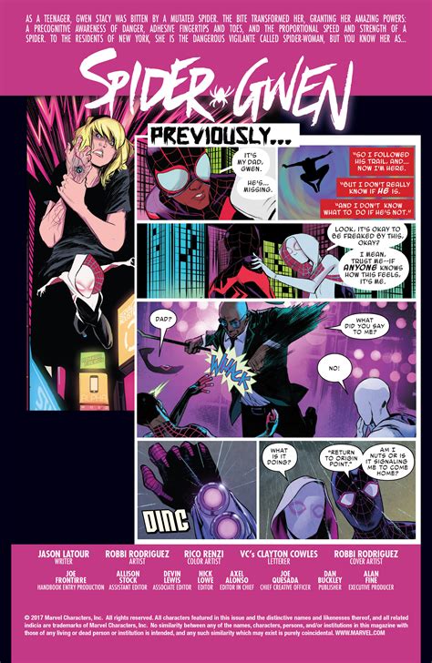 Read Online Spider Gwen II Comic Issue