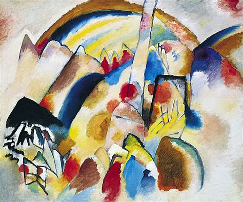 Wassily Kandinsky — Landscape With Red Spots 1913