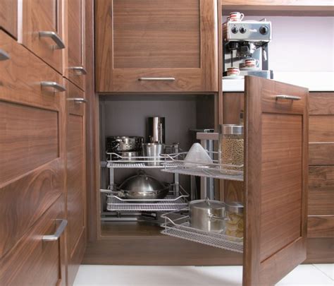 Once installed these accessories make it easy for everyone to access and use this valuable space in your kitchen. Storage Solutions Gallery
