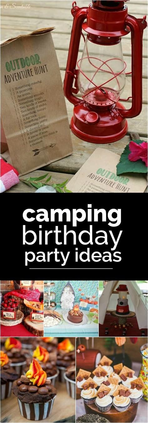 23 Awesome Camping Party Ideas Via Spaceshipslb Outdoors Birthday