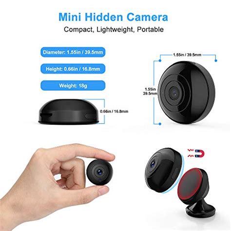 mini hidden camera wifi spy camera wireless 1080p oucam small spy cam nanny cam micro