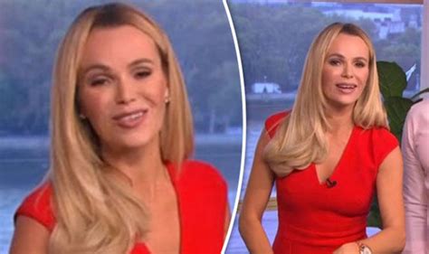 Amanda Holden S Nipples Distract This Morning Viewers Tv And Radio Showbiz And Tv Uk