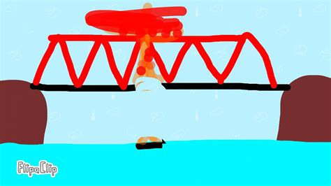 Great Bridge Collapsecolapso De Gran Puente Animation Youtube