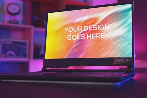 Asus Rog Laptop Mockup 16 Graphic By Relineo · Creative Fabrica