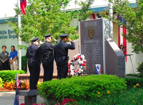 Police In Lr Honor Fallen Officers