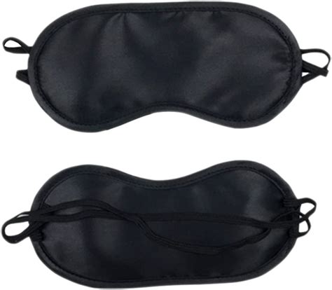 10 Pcs Black Travel Sleeping Eye Mask Blindfold Soft Sleep Mask Cover Shade Eye Pad