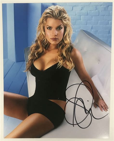Aacs Autographs Jessica Simpson Autographed Glossy 8x10 Photo