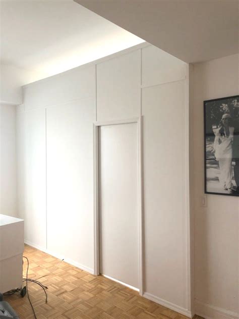 Diy Temporary Wall With Door Temporary Walls And Room Dividers Create