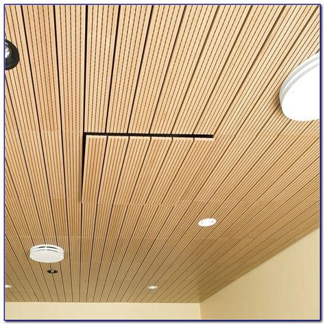 Wood Look Drop Ceiling Tiles Ceiling Home Design Ideas