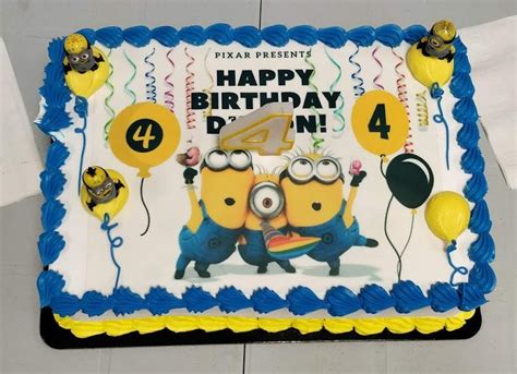 Minions are the greatest blessing from the gru's. Minion Party Ideas- Birthday Cake, Fruit Tray, Minion ...