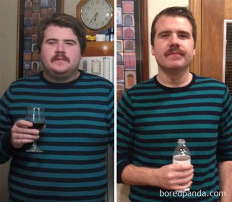 Staggering Physical Transformations Of Heavy Drinkers After They Gave