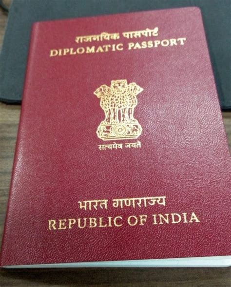 Type D Diplomatic Indian Passport Threads Werindia