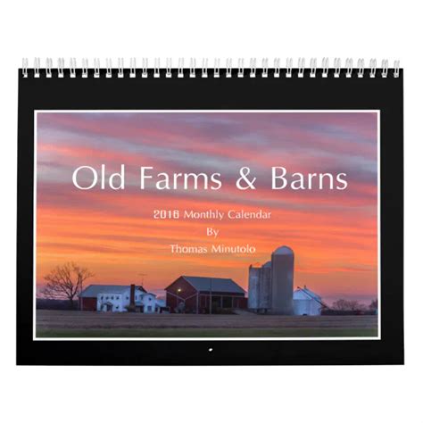 Old Farms And Barns 2016 Calendar By Thomas Minutolo Zazzle