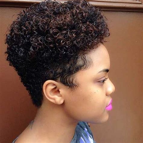 Let the curls thrive on the. 24 Cute Curly and Natural Short Hairstyles For Black Women ...