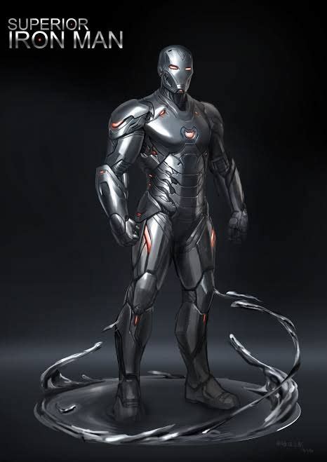 Endo Sym Armor Iron Man Meets Venom Also Known As The Superior Iron