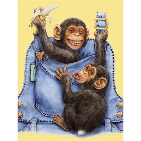 Diy Diamond Painting Monkey With Banana Needlework Square Cross Stitch