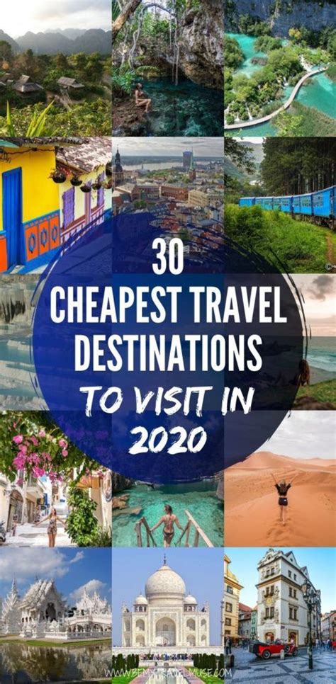 The Cheapest Travel Destinations In The World In 2021 Cheap Places To