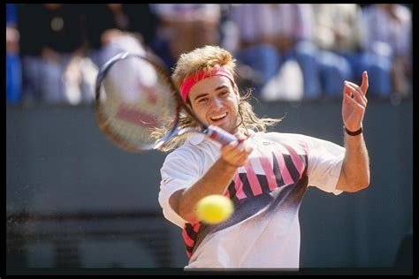 Andre Agassi Of The Usa Photograph By Getty Images