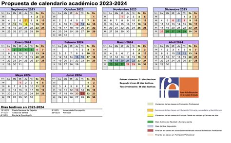 Calendario Escolar 2023 2024 Material Educativo Prima
