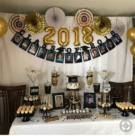 Pin by J D on Graduation party ideas | Graduation party high, Graduation party table, Graduation ...
