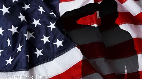 Soldier Salute Us Flag Background Hd Veterans Day Wallpapers Hd
