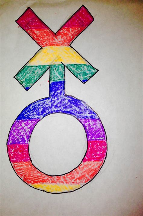 Nonbinary Symbol - Creative, gender, genderqueer, non-binary, sign icon