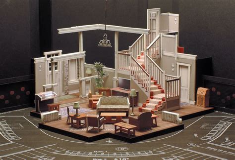 14 1 0 Scale Model Set Design Theatre Scenic Design Stage Set