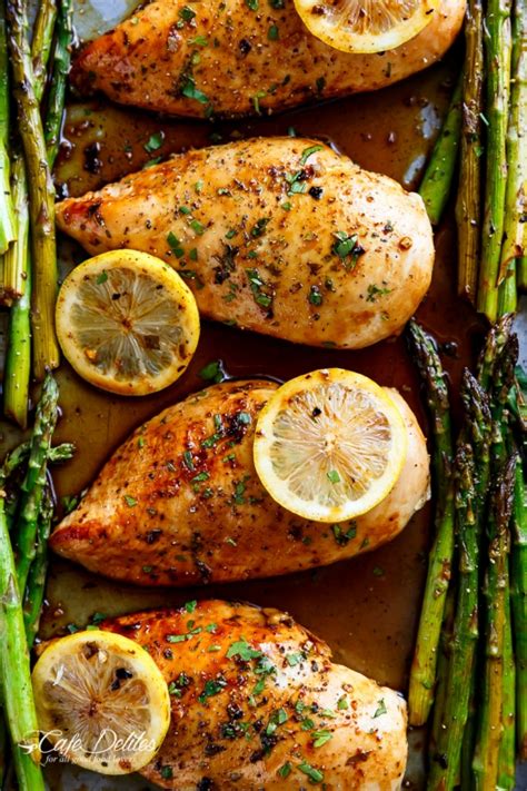 Perfect for the holidays and beyond. One Pan Honey Lemon Chicken with Asparagus | KeepRecipes ...
