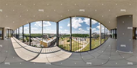 360° View Of Full 360 Panorama In Equirectangular Spherical Projection