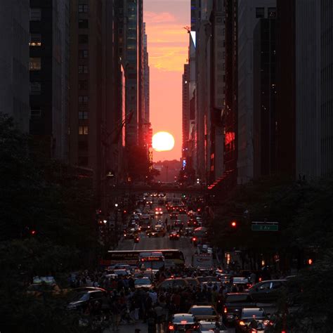 Best Buildings And Beautiful Places Of The World Manhattanhenge