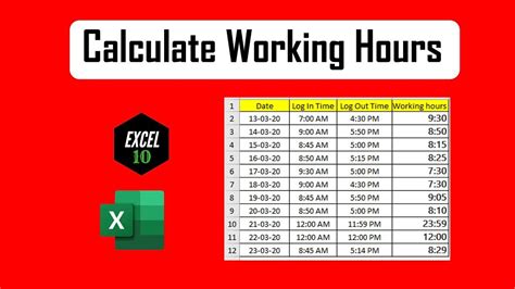 How To Calculate Hours Worked In Excel With Lunch Haiper