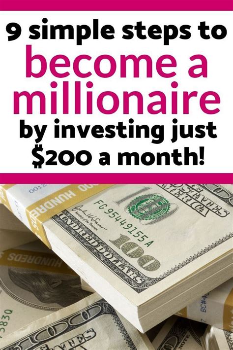 These 9 Simple Steps Will Show You How To Become A Millionaire By