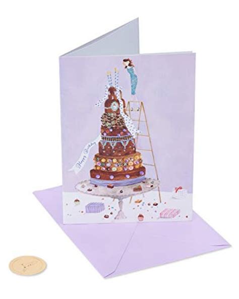 Papyrus Birthday Card For Her Girl On Cake Etsy