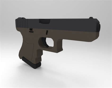 3d Model Glock 18 Vr Ar Low Poly Cgtrader