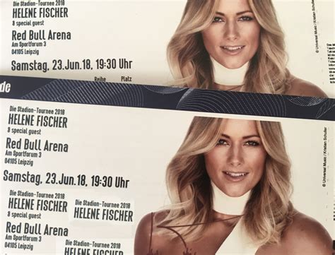 Gewinne Tickets Helene Fischer In Leipzig Erleben Spitzenstadtde