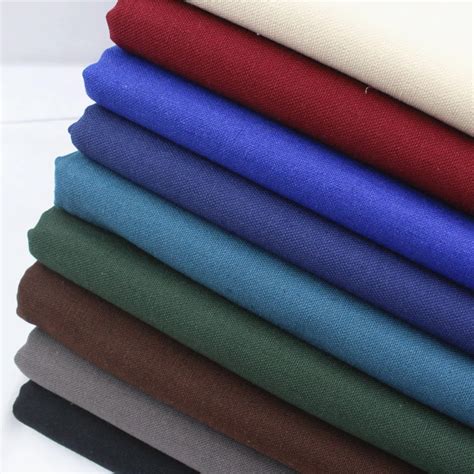 16628 43f2 New Arrival Pure Color Cotton Linen Fabric Plain Weave
