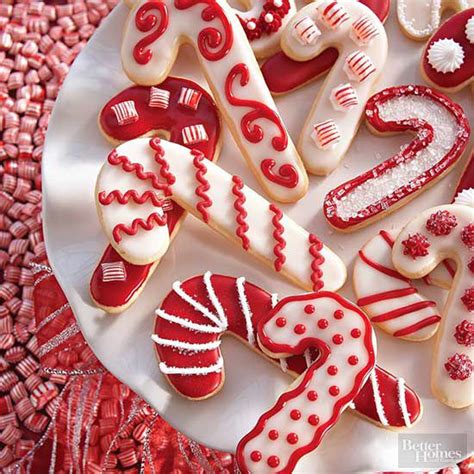 Candy Cane Sugar Cookies Better Homes And Gardens