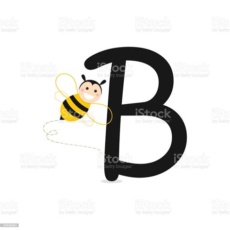 Alphabet B Of Bee Stock Illustration Download Image Now Alphabet